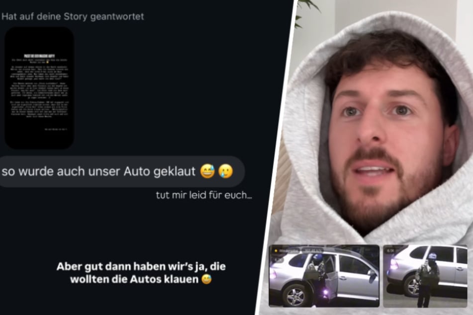 Jannik Kontalis (28) ist sich sicher: Die maskierten Typen, die sich als Pizzalieferanten ausgaben, wollten sein Auto klauen.