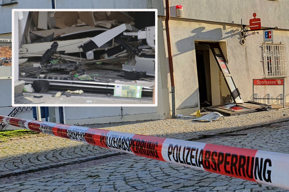 Sparkassen-Geldautomat in die Luft gejagt! Mehrere Täter auf der Flucht