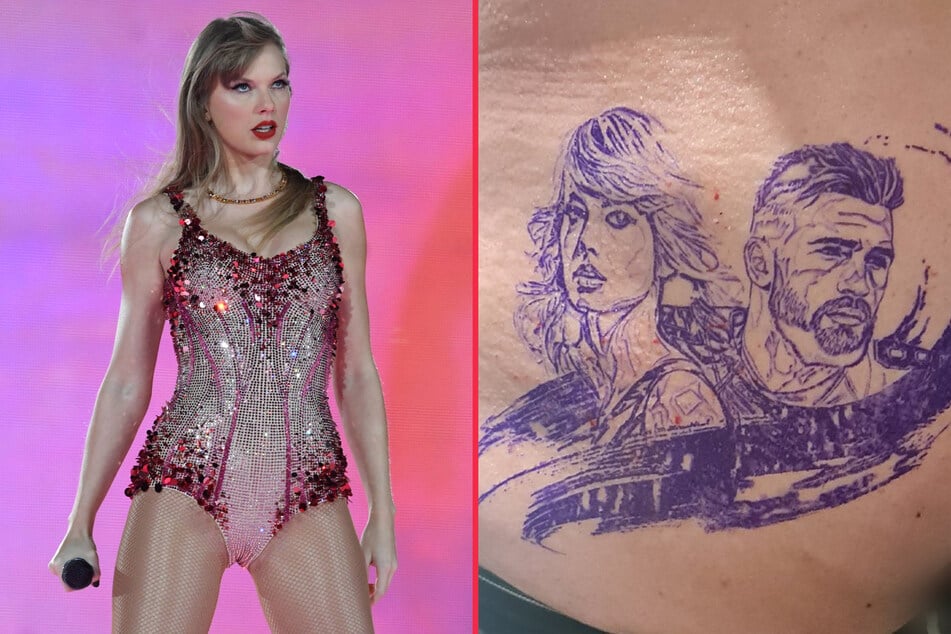 Dad gets Taylor Swift butt tattoo to score Eras Tour tickets for his daughters!