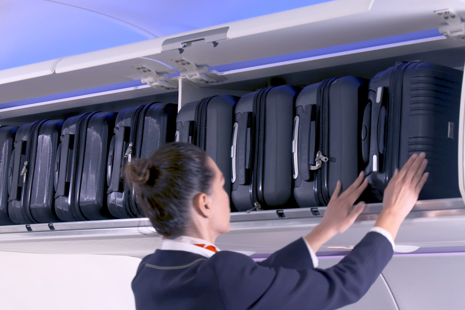 Jedoch können die "Airspace L-Bins" bis zu 60 Prozent mehr Gepäck aufnehmen.