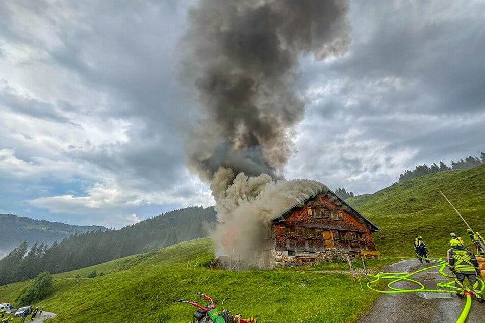 In Balderschwang ist eine Alpe schwer beschädigt worden.
