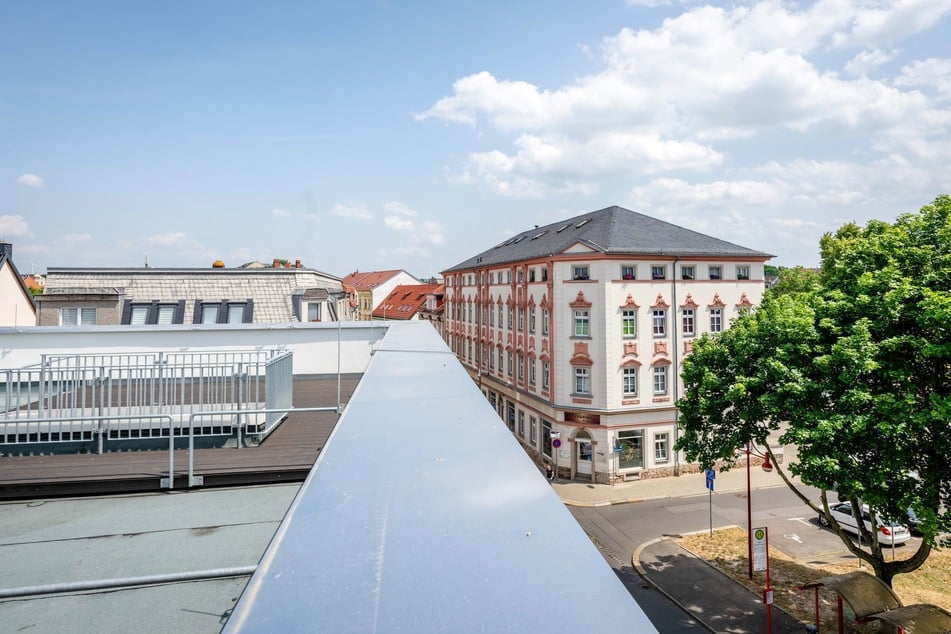 Blick von der Dachterrasse