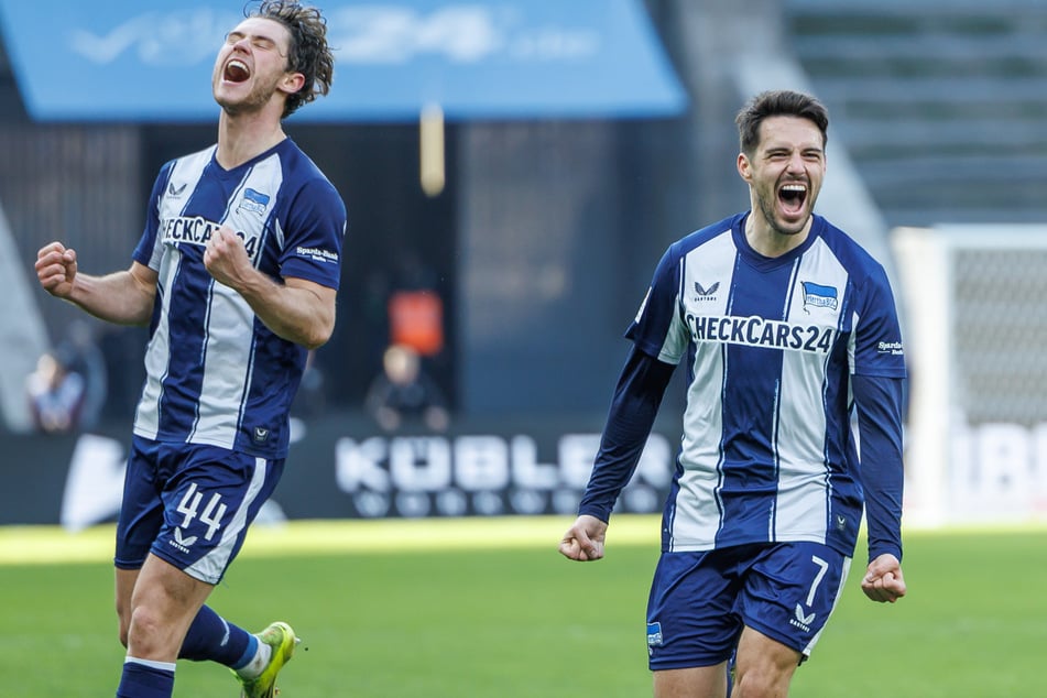 Josip Brekalo (27, r.) spielt sich bei Hertha wieder in den Vordergrund.