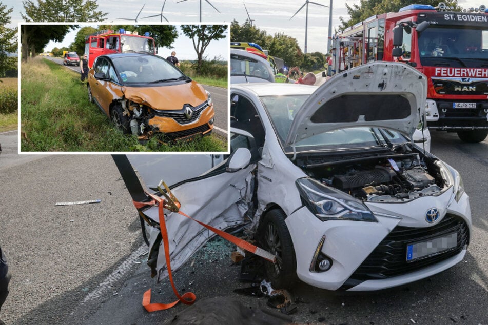 Fahrerflucht nach Kreuzungscrash: Fünf Personen verletzt