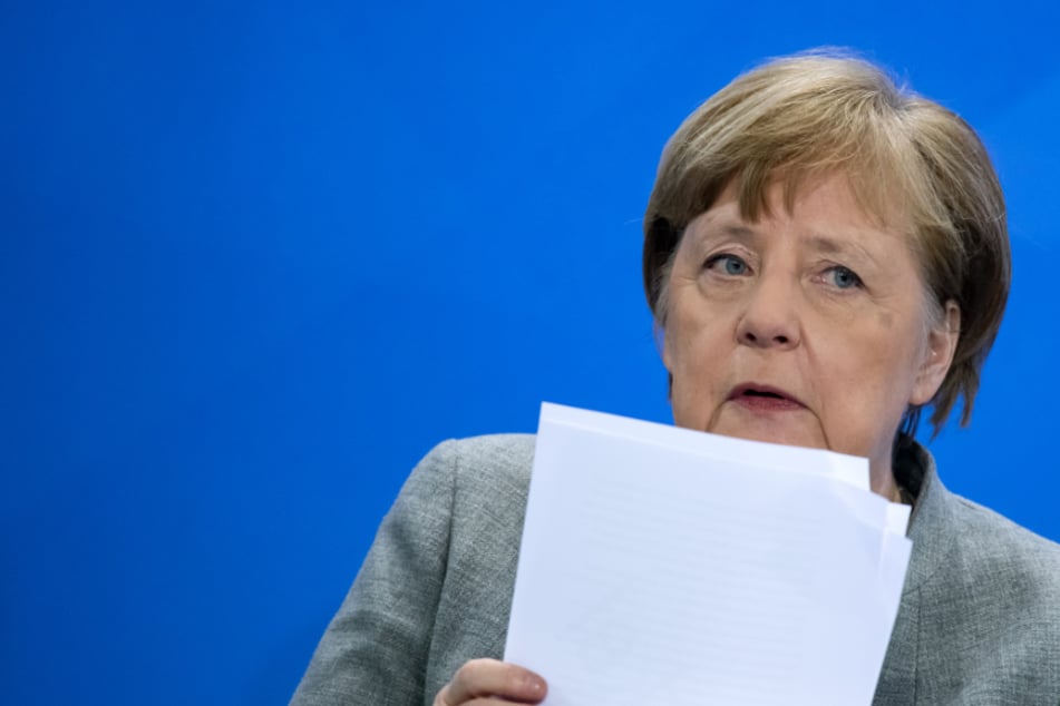 Bundeskanzlerin Angela Merkel (65, CDU) bei der Pressekonferenz am Mittwoch.