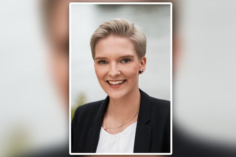 Auch Sarah Biedermann (24, Freie Wähler) will neues Stadtoberhaupt werden.