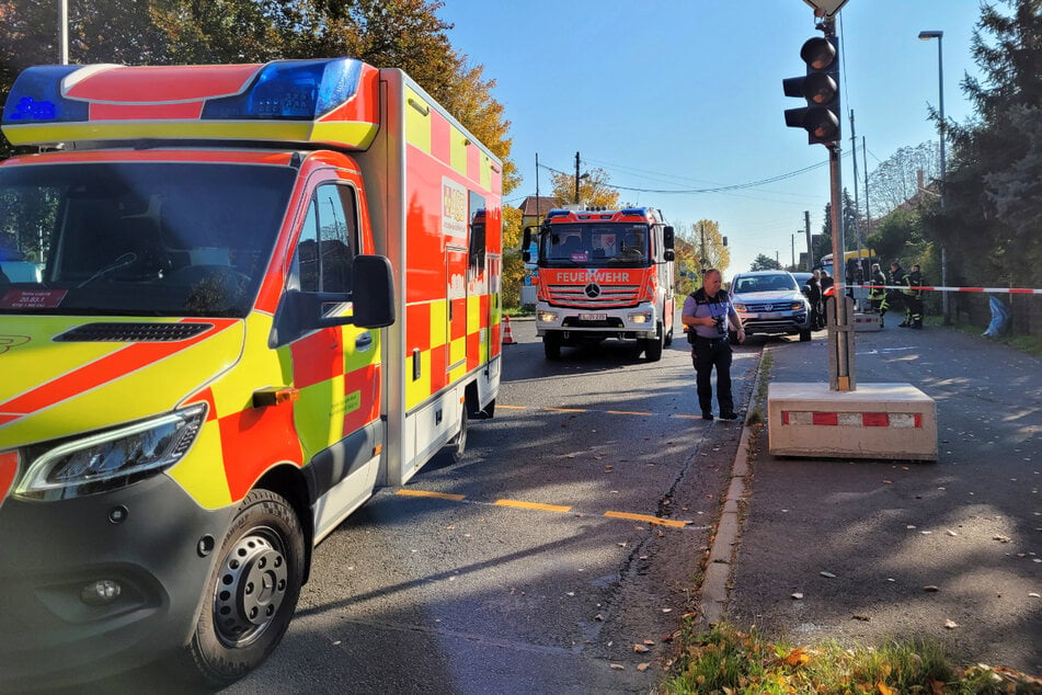 Der Rettungsdienst versorgte den Gestürzten.