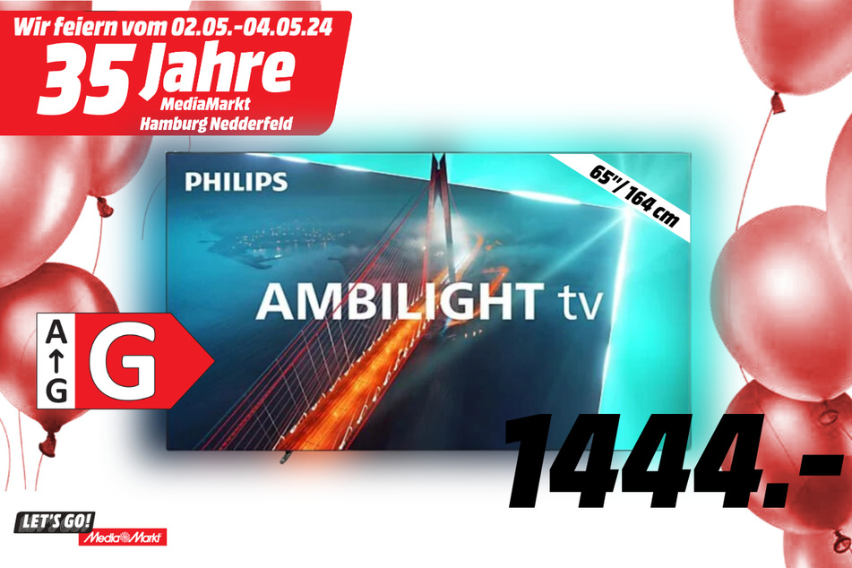 65-Zoll Philips-Fernseher für 1.444 Euro.