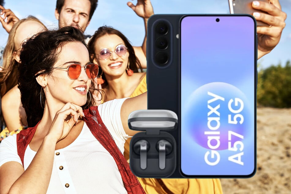 Blau verkauft Samsung Galaxy A57 mit Buds 4 für einmalig 1 Euro