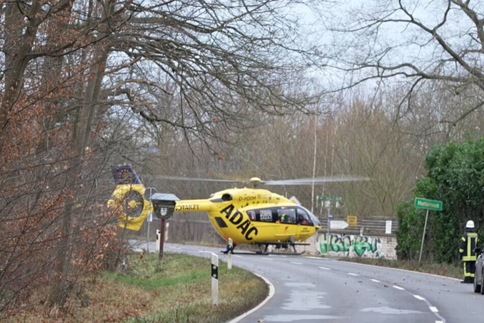 Auch ein Rettungshubschrauber wurde angefordert.