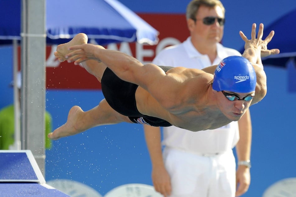 Antony James (34) war Sieger der Commonwealth Games im Schwimmen, nahm auch an den Olympischen Spielen in London teil.