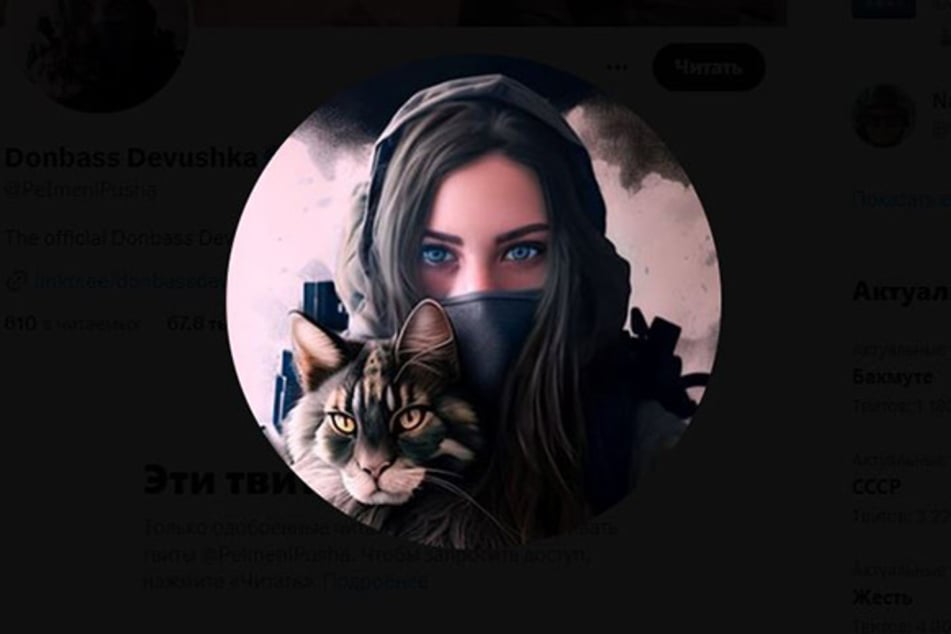 Der Twitter-Account der 37-Jährigen ist auf privat gestellt. Unter diversen anderen Accounts verbreitet Bils ähnliche pro-russische Botschaften.