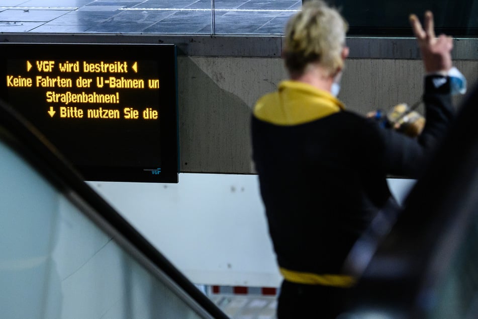 Auch am Dienstag wird der Öffentliche Nahverkehr in Hessen bestreikt.