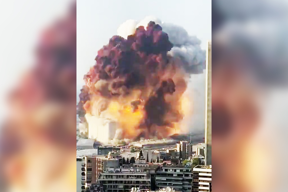 Bei der Explosion wurden zahlreiche Gebäude zerstört.