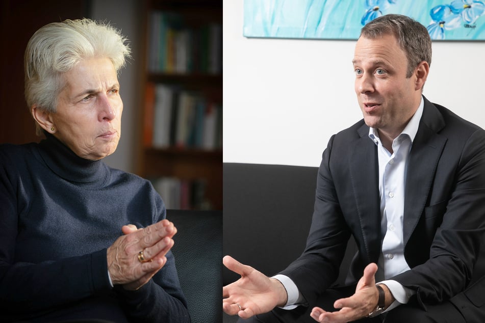 Marie-Agnes Strack-Zimmermann (64, FDP) und Mario Czaja (47, CDU) sind verschiedener Meinung.
