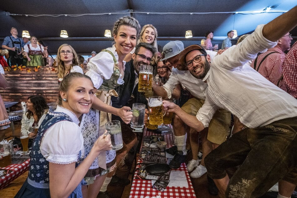 Auf der "Wooosn" herrscht immer ausgelassene Stimmung.