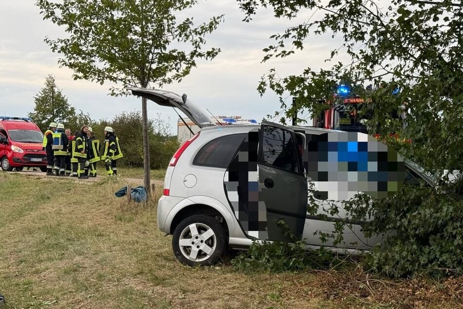 Auto kracht gegen zwei Bäume: Mutter stirbt, Tochter (6) überlebt schwer verletzt