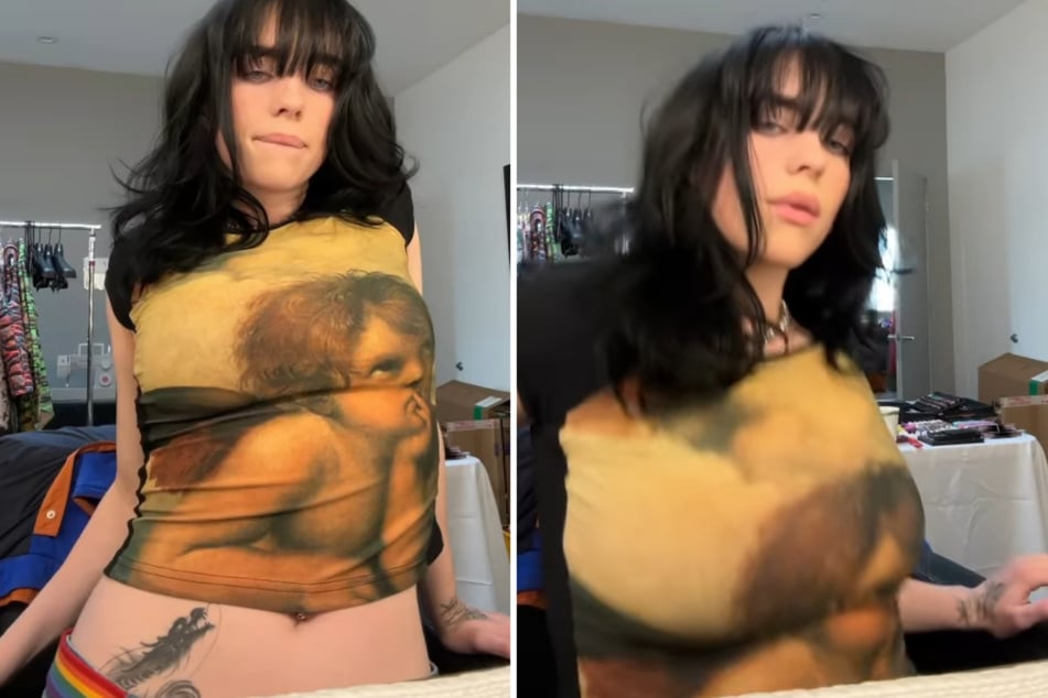 Billie Eilish showed off her tattoo in a new Instagram video on Wednesday.