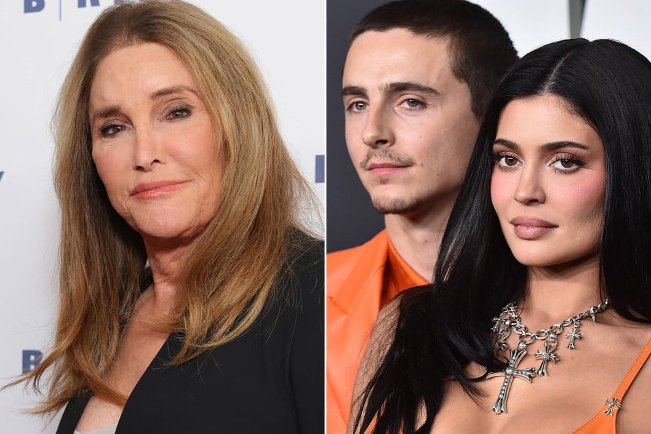 Caitlyn Jenner (l.) broke her silence on Kylie's (r.) romance with Timothée Chalamet, saying her daughter is quite "happy" with the Dune actor!
