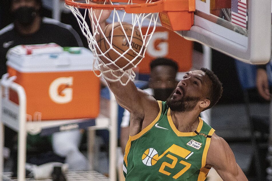 Rudy Gobert scored 23 points in the Jazz's game five win over the Grizzlies