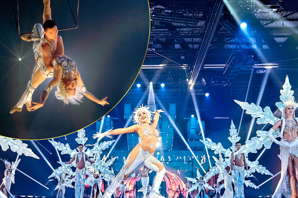Bei der neuen Show sind zum ersten Mal Artisten und Eisläufer zeitgleich zu sehen.