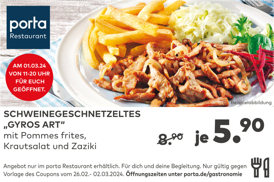 Hier klicken und den Restaurant-Coupon herunterladen.