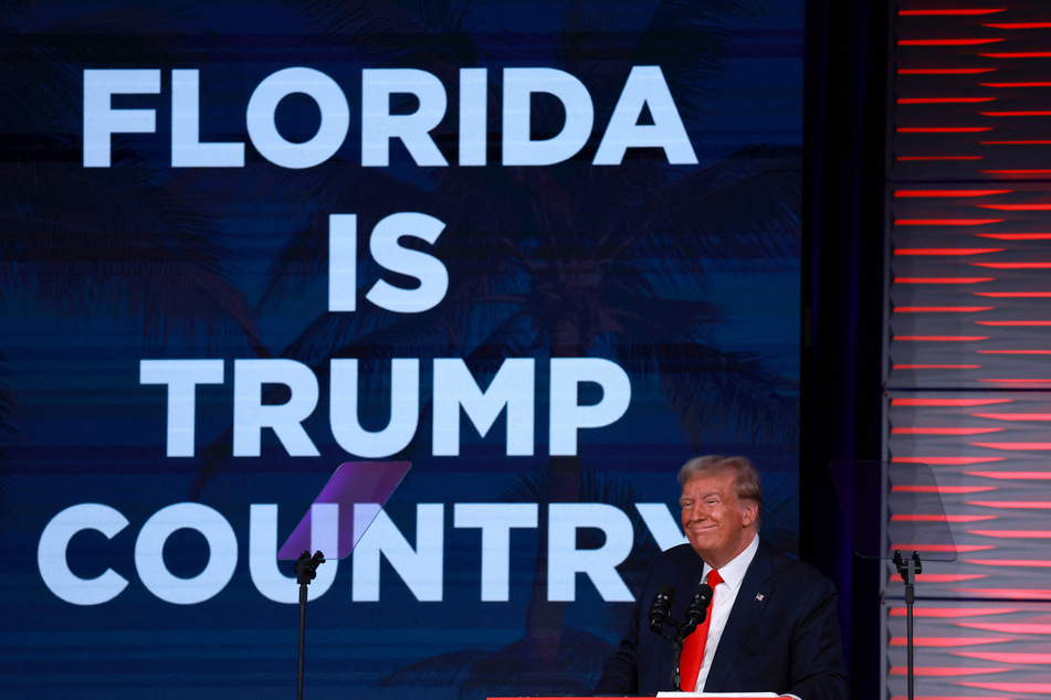 Donald Trump directly attacked Florida Governor Ron DeSantis at the state's Freedom Summit.