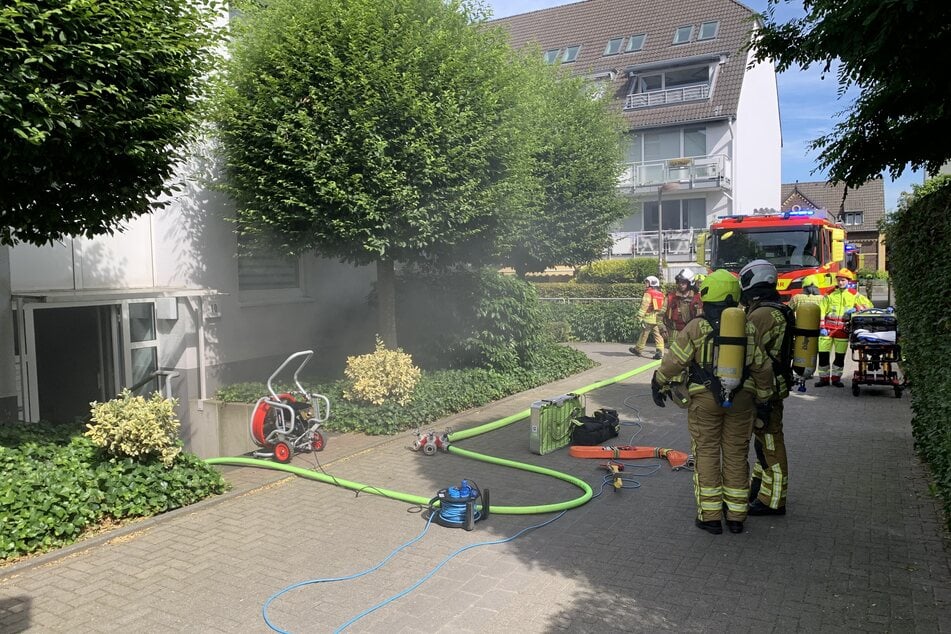In Ratingen-Ost hat sich am heutigen Samstagmorgen ein Brand ereignet.