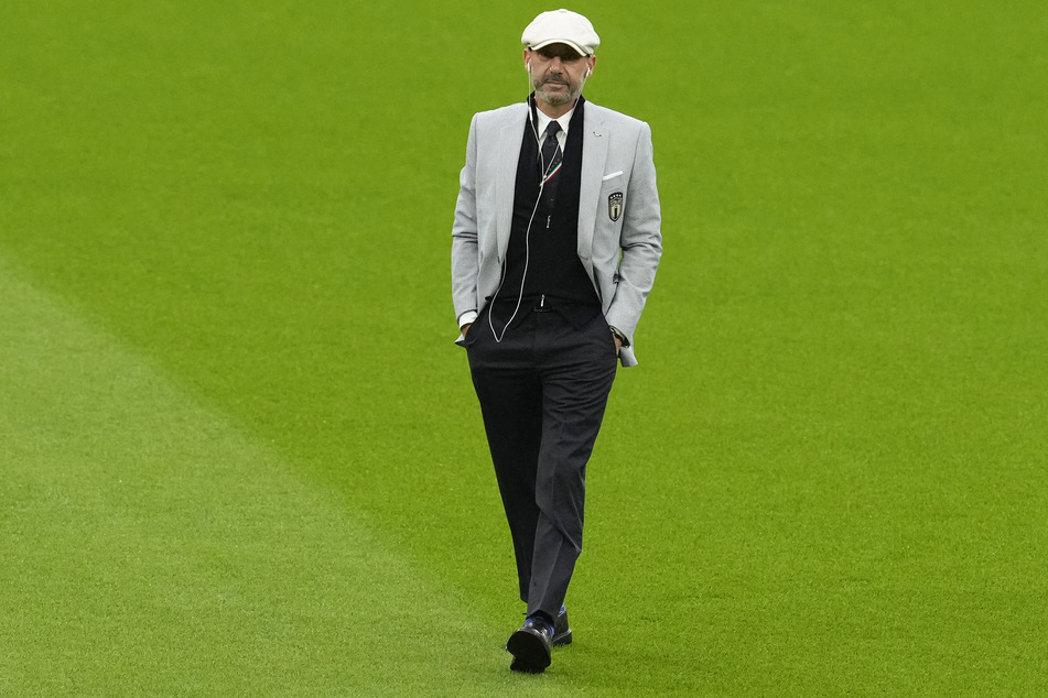 Gianluca Vialli (†58) vor dem EM-Halbfinale der Italiener 2021 im Londoner Wembley-Stadion.