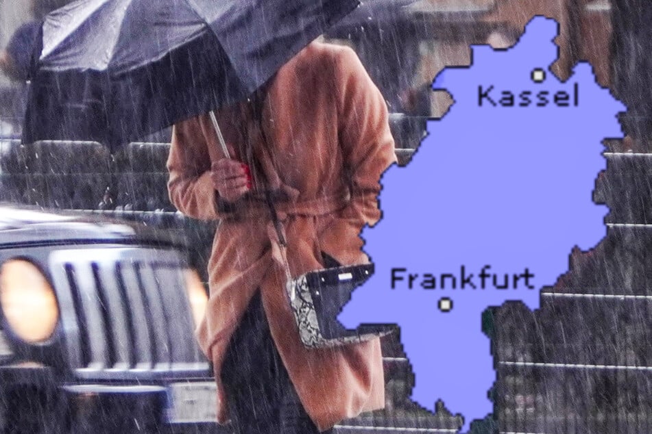 Der Deutsche Wetterdienst (DWD) und der Dienst Wetteronline.de (Grafik) sagen beide Regen für den Montag und Dienstag in Hessen voraus.