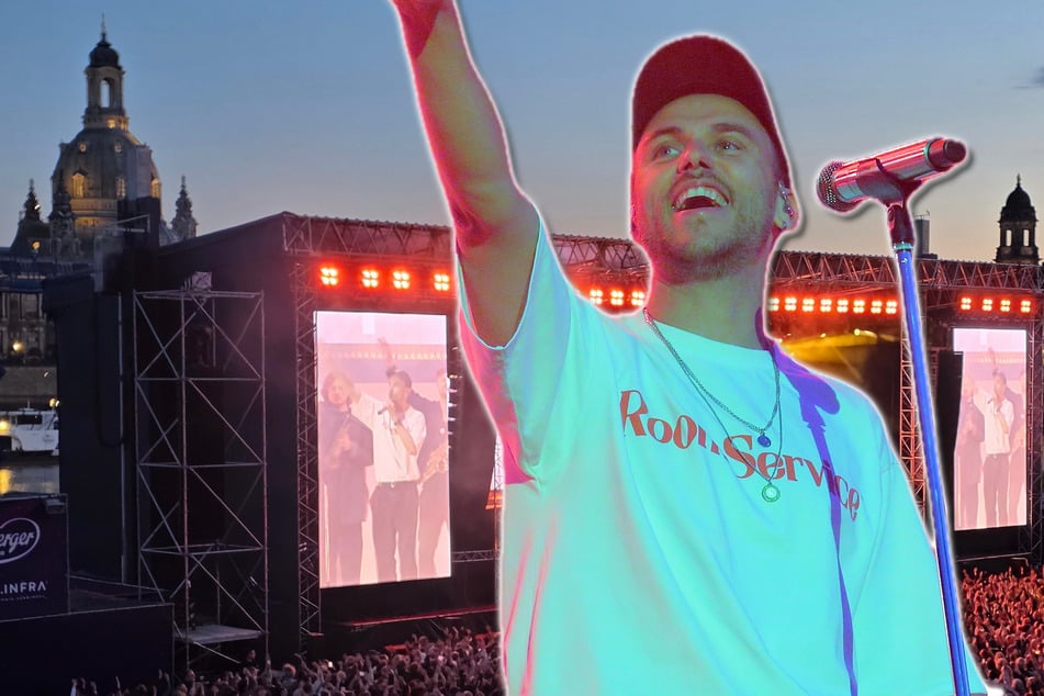 Dresden: Emotionale Worte, Dynamo-Freestyle und beste Laune: So war das Clueso-Konzert am Elbufer