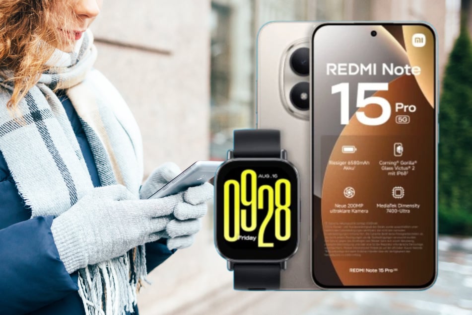 Xiaomi Redmi Note 15 Pro 5G mit Watch 5 Active nur 14,99 Euro pro Monat
