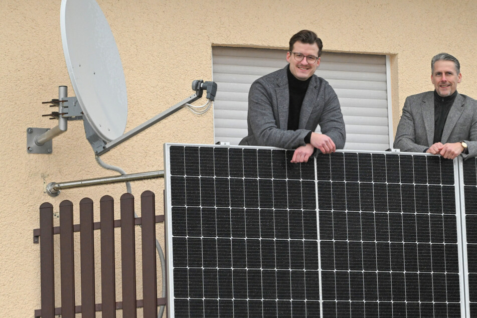 Damit kommt der Strom frei Haus vom Himmel: Immer mehr Sachsen setzen aufs "Balkon-Kraftwerk"
