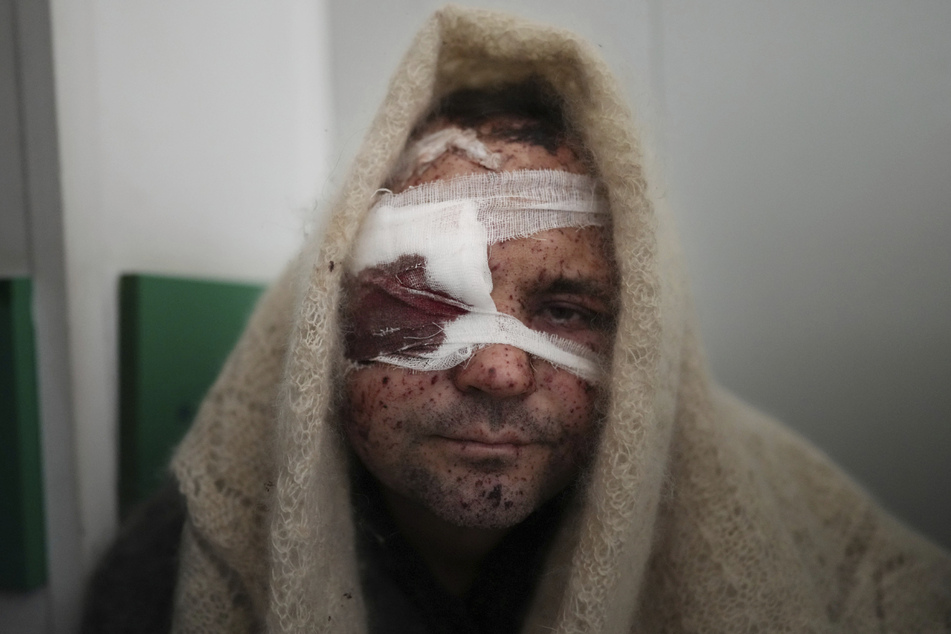 Serhiy Kralya (41) wurde durch russischen Beschuss in Mariupol verletzt.