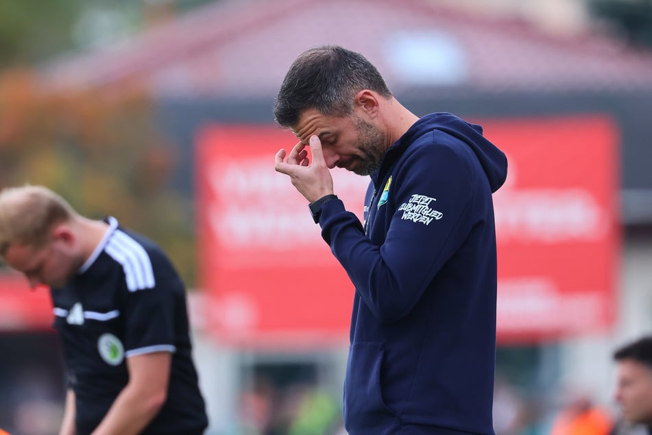 Trotz Sieg: CFC-Trainer Benjamin Duda (38) ärgert sich.