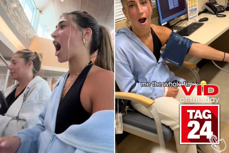 Today's Viral Video of the Day features a girl who had to rush to the ER after something crazy and unexpected happened with her jaw!