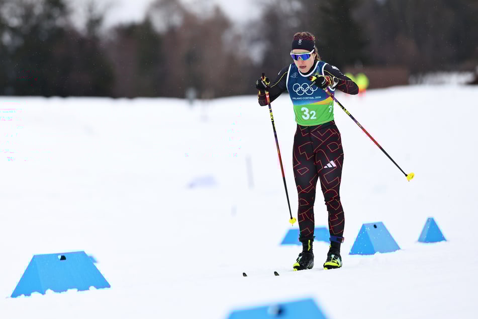 Deutschland um 2022-Olympiasiegerin Katharina Hennig Dotzler verpasst in der 4x7,5-Kilometer-Staffel die Medaillenränge.