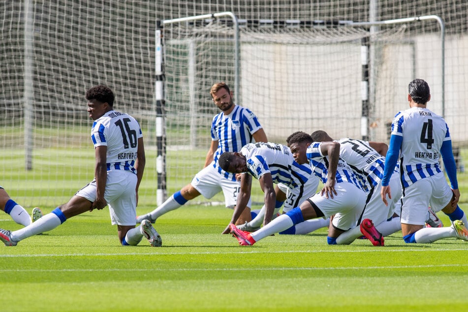 Am Dienstag startete Hertha BSC ins Training.