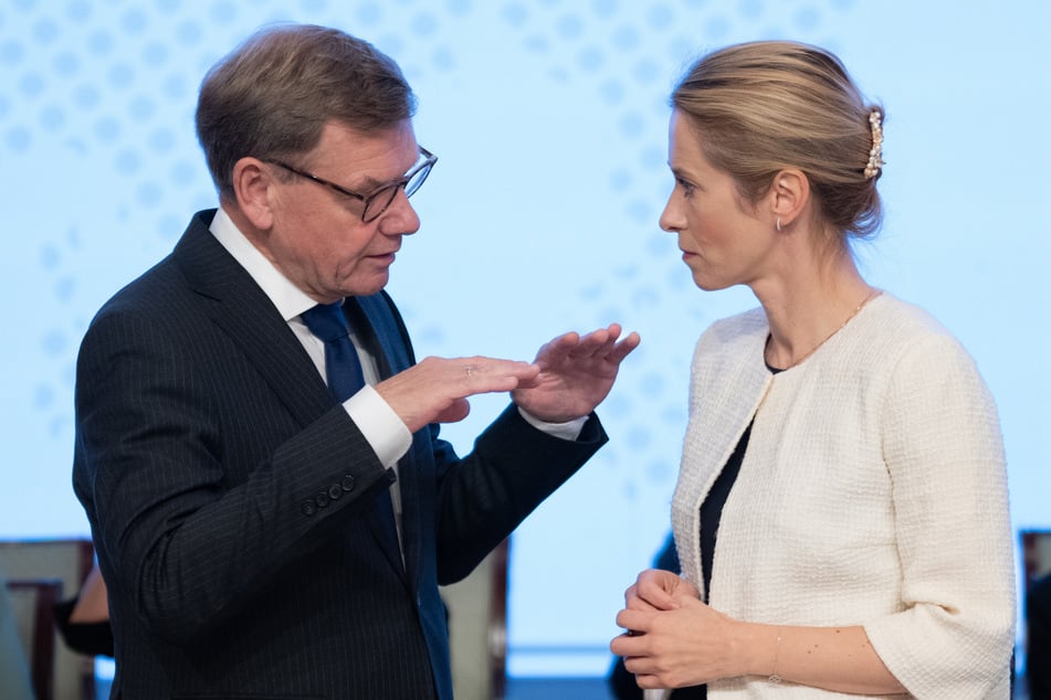 Beim treffen am Dienstag dabei: Deutschlands Außenminister Johann Wadephul (l, CDU) und die Außenbeauftragte der Europäischen Union. Kaja Kallas. (Archivfoto)