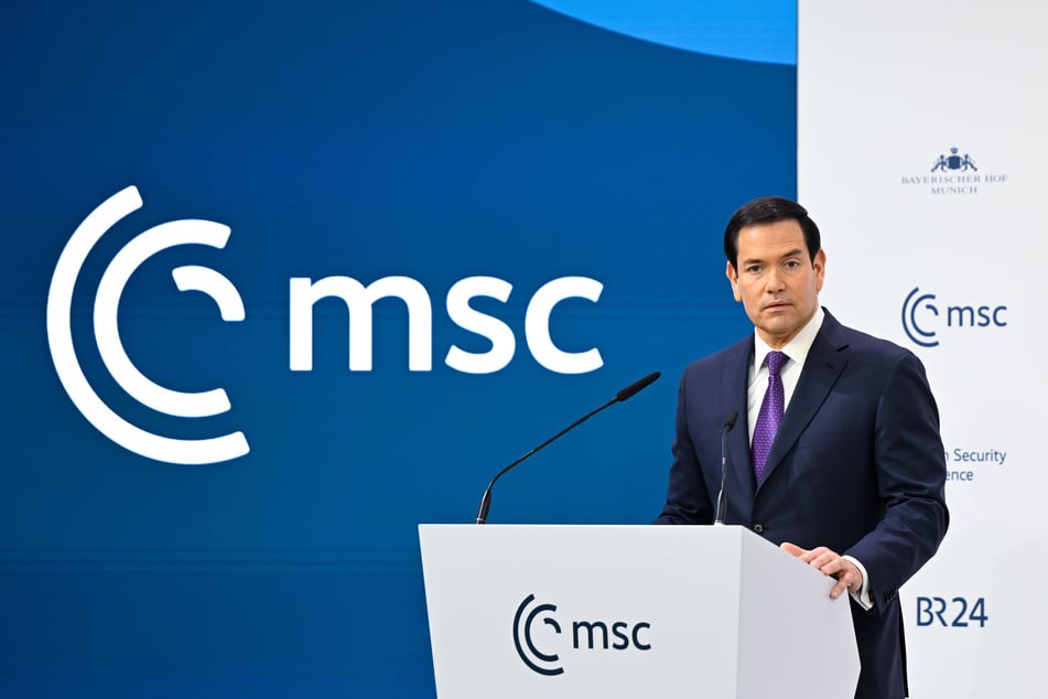 US-Außenminister Marco Rubio spricht bei der Münchner Sicherheitskonferenz.