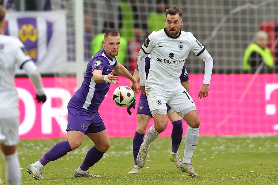 Morris Schröter (r.) ist ebenfalls interessant für den FCE.