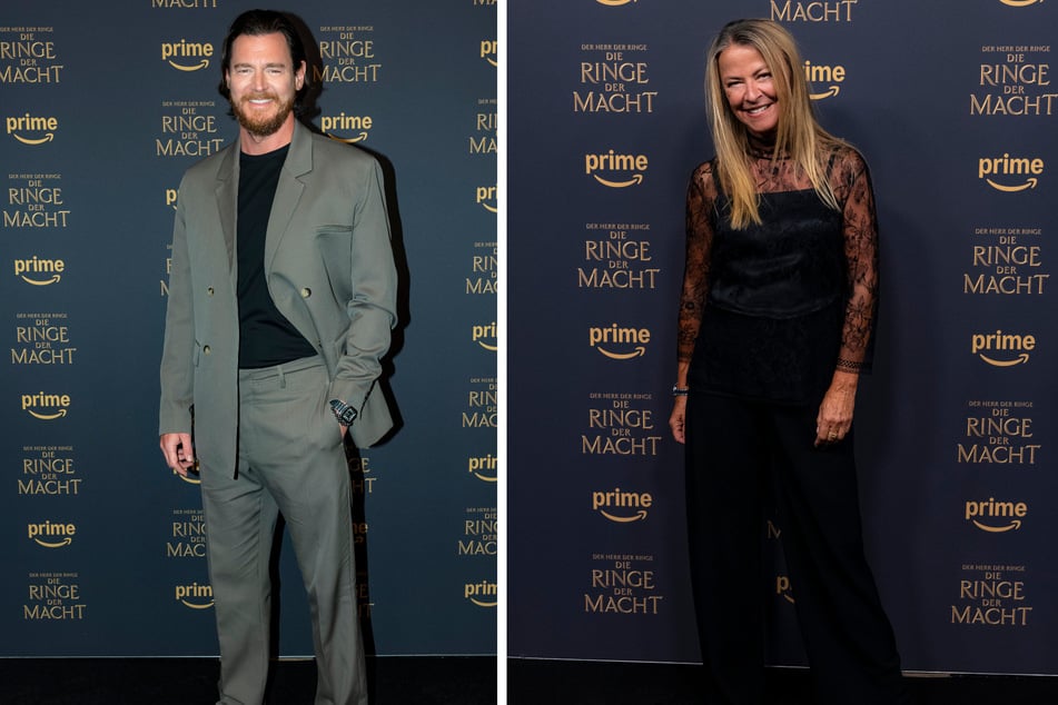 Gil-galad-Darsteller, Benjamin Walker (42), und Regisseurin Charlotte Brändström (65) gaben auf der Premiere Interviews zur zweiten Staffel.