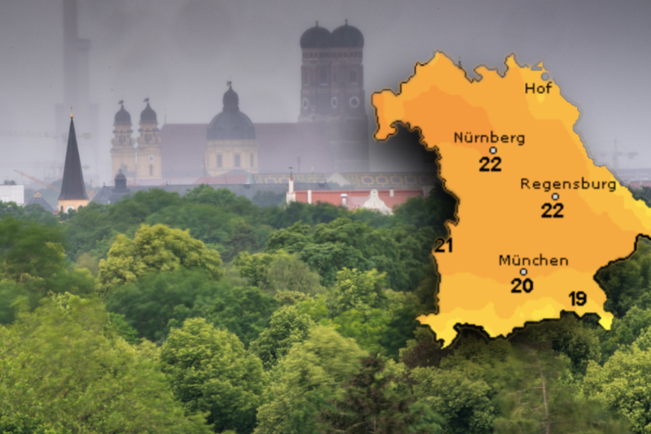 Die Aussichten für München sind am Wochenende durchwachsen. (Bildmontage)