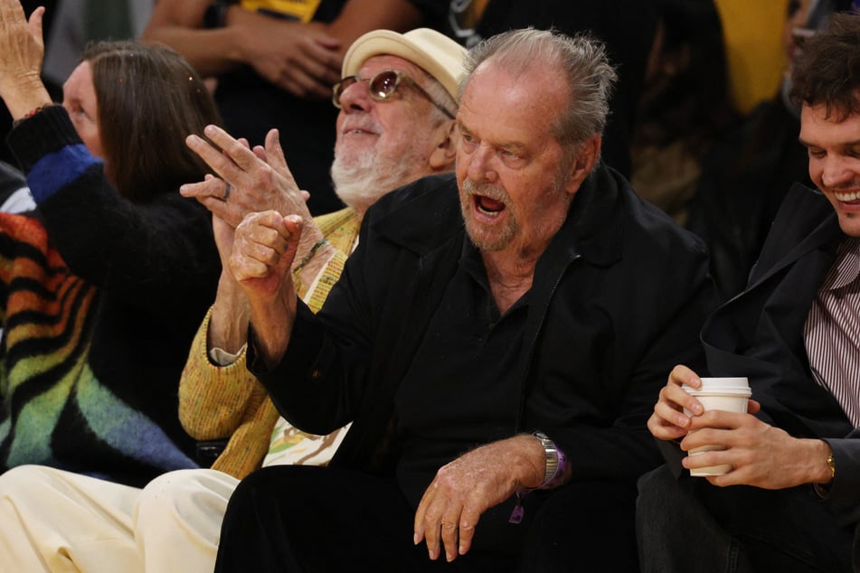 Jack Nicholson during the fourth quarter in Game 6 of the Western Conference Semifinal Playoffs on Friday night.