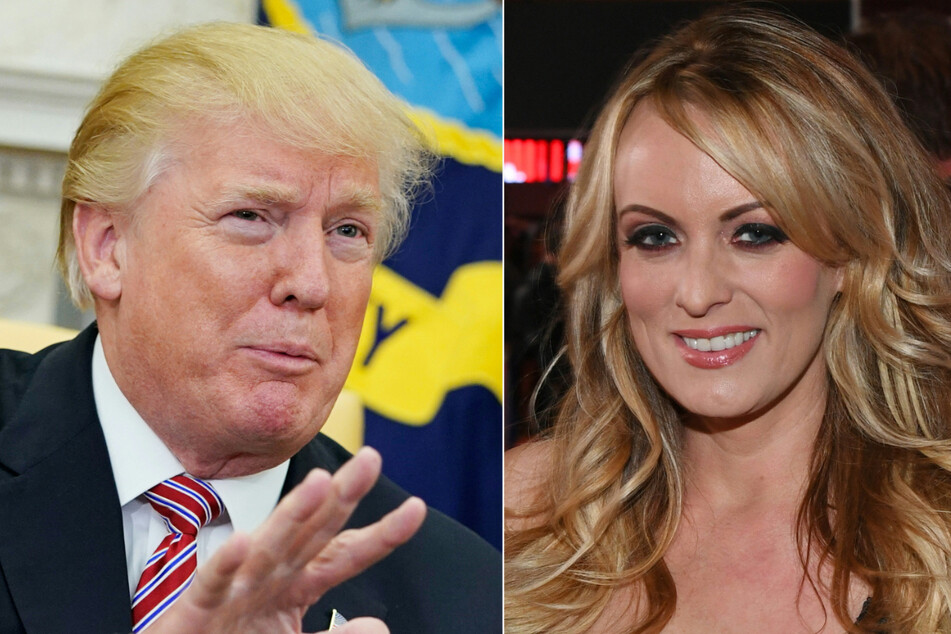 Stormy Daniels (r.) appears to have a sense of humor on Twitter about her situation against Donald Trump.