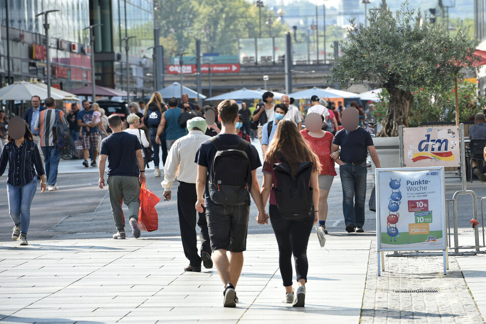 Auf der Prager Straße hat ein 66-Jähriger für einen Polizeieinsatz gesorgt. (Archivbild)