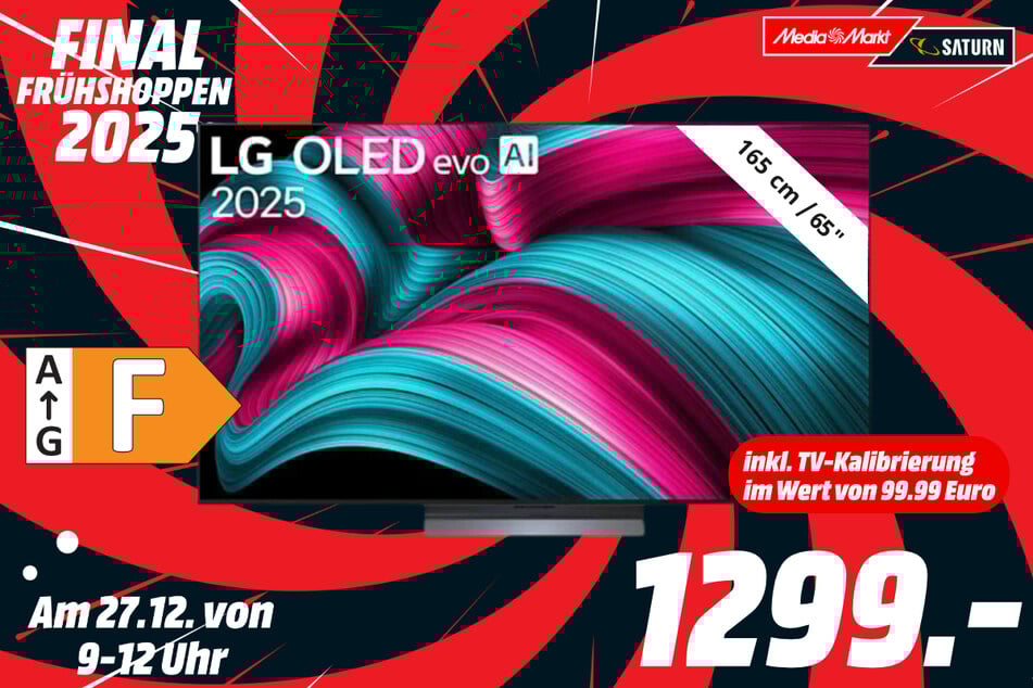 65-Zoll LG-Fernseher für 1.299 Euro.
