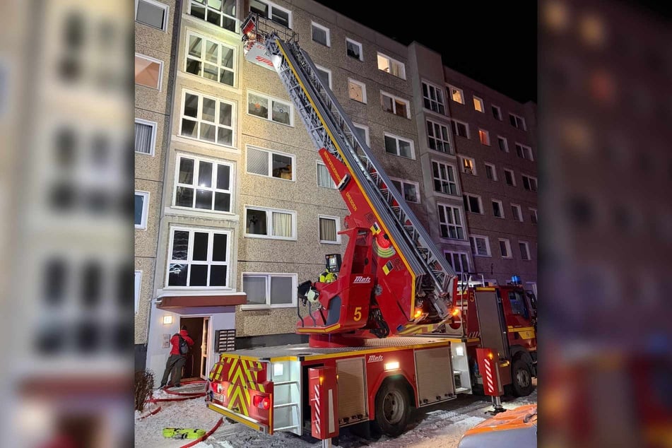 Die Dresdner Feuerwehr wurde am Sonntagabend nach Strehlen gerufen.
