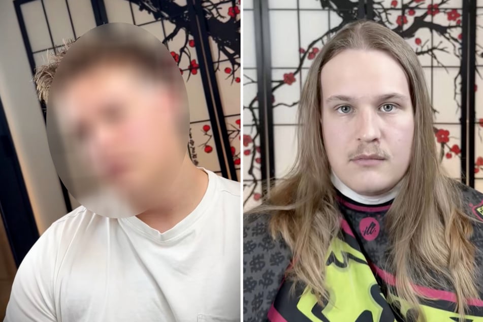 Hombre se corta el pelo después de ocho años: el resultado deja a todos boquiabiertos