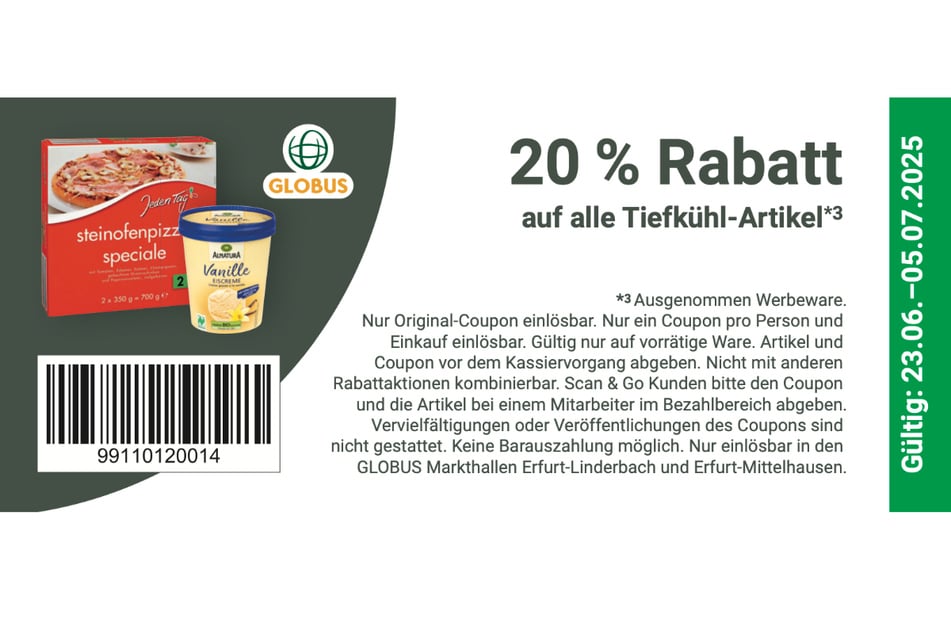 Mit einem Klick zum Coupon.